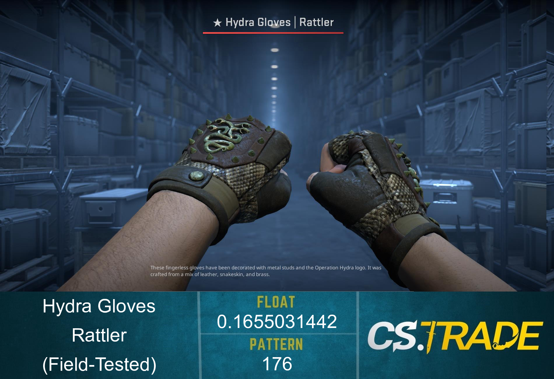 ★ Hydra Gloves | Rattler (Field-Tested) Screenshot