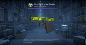 Glock-18 | Nuclear Garden (Minimal Wear) Screenshot