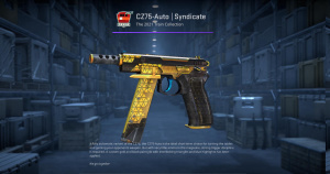CZ75-Auto | Syndicate (Minimal Wear) Screenshot