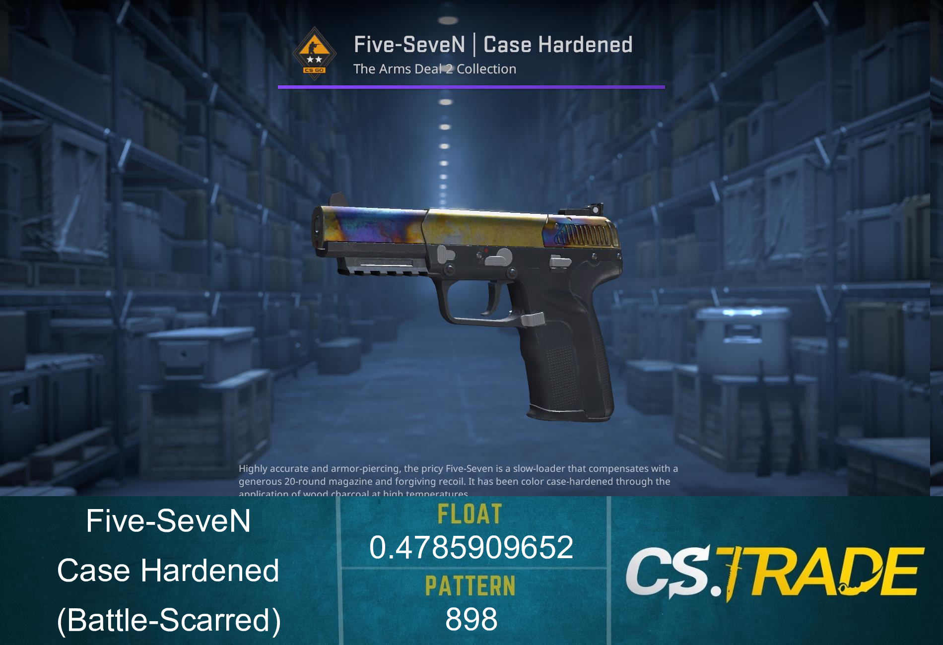 Five-SeveN | Case Hardened (Battle-Scarred) Screenshot
