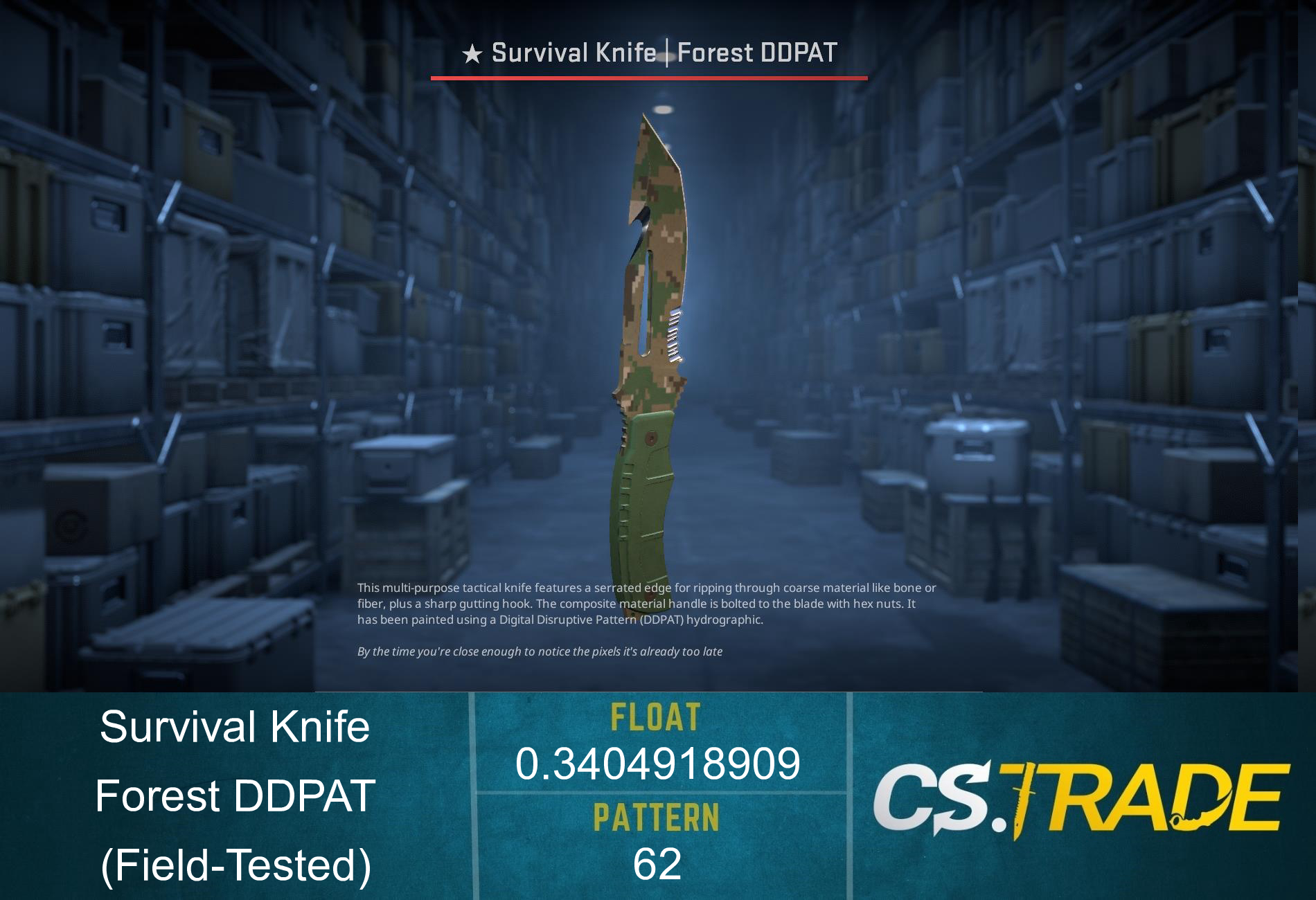 ★ Survival Knife | Forest DDPAT (Factory New) Screenshot