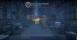Glock-18 | Mirror Mosaic (Well-Worn) Screenshot