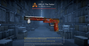USP-S | The Traitor (Battle-Scarred) Screenshot