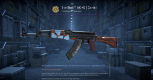 StatTrak™ AK-47 | Cartel (Minimal Wear) Screenshot