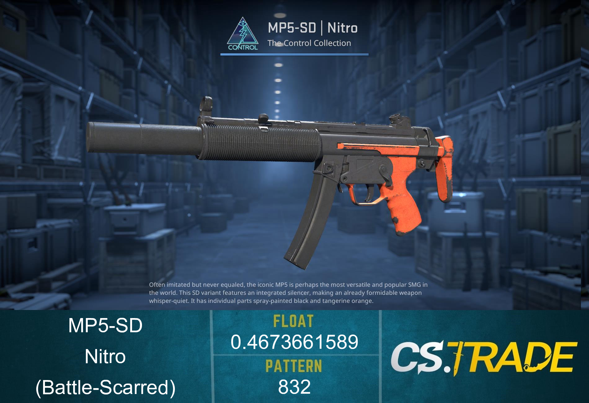 MP5-SD | Nitro (Battle-Scarred) Screenshot