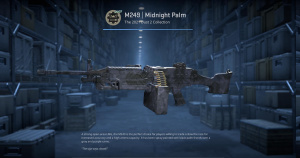 M249 | Midnight Palm (Minimal Wear) Screenshot