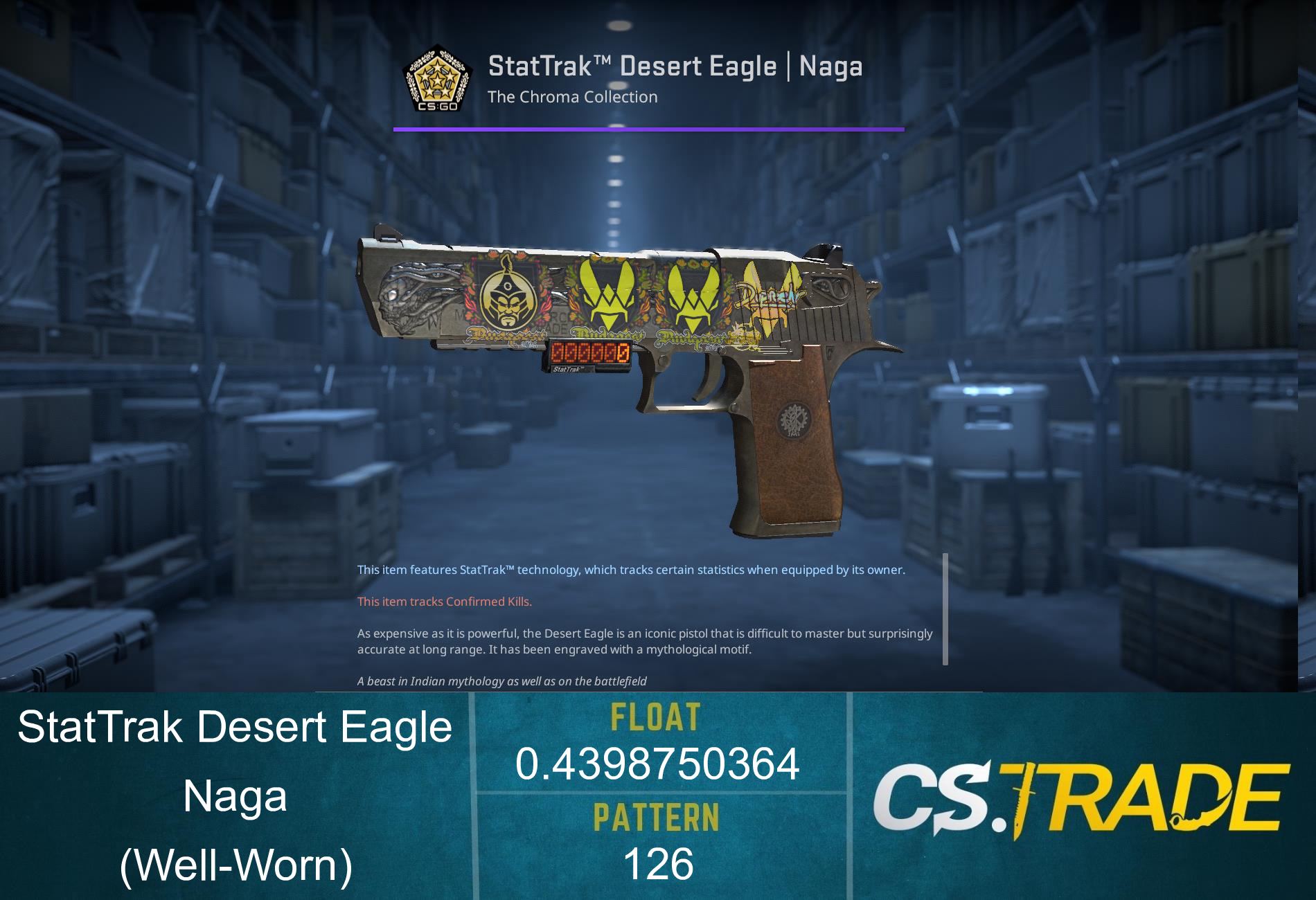 Desert Eagle | Naga (Well-Worn) Screenshot