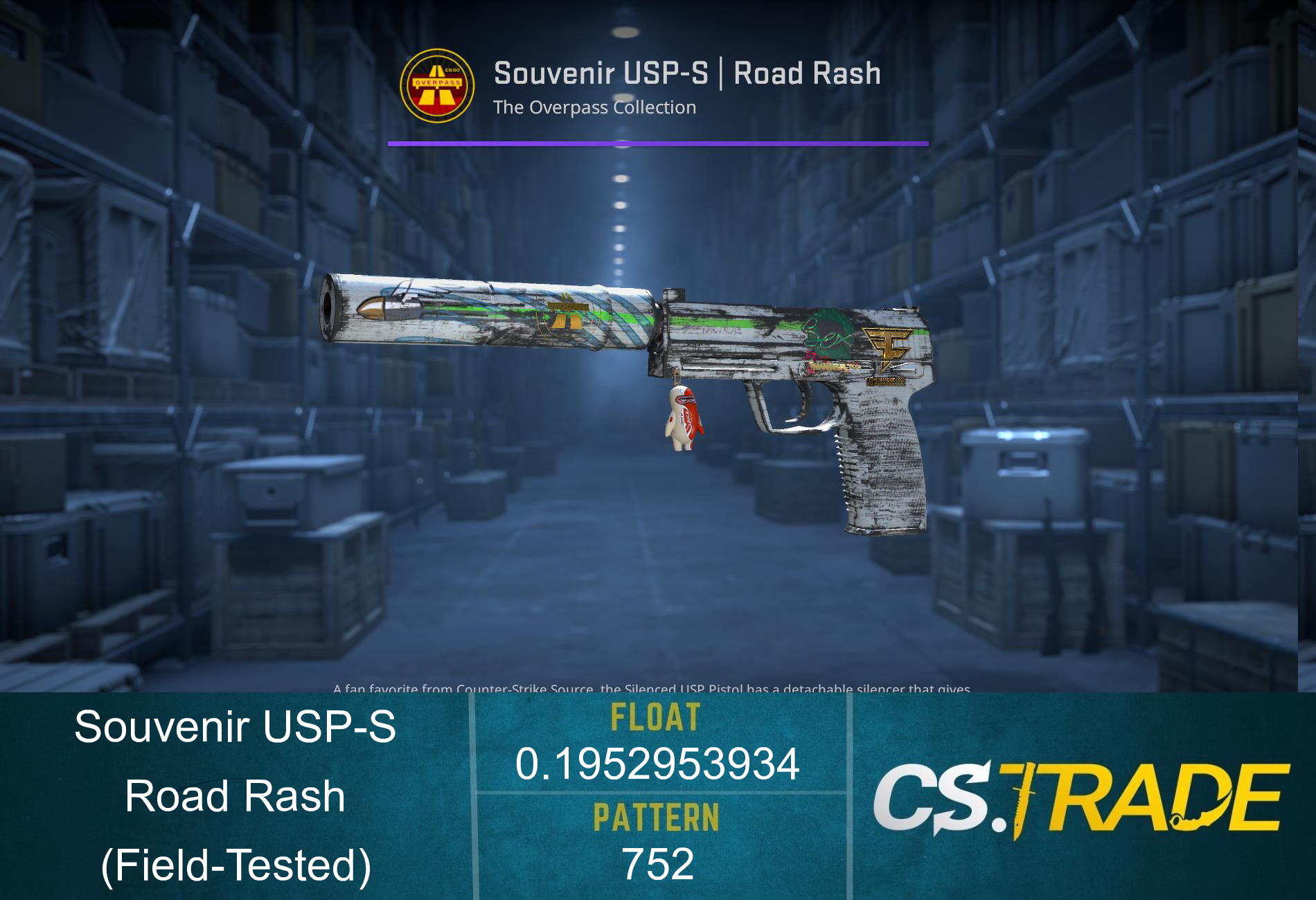 Souvenir USP-S | Road Rash (Field-Tested) Screenshot