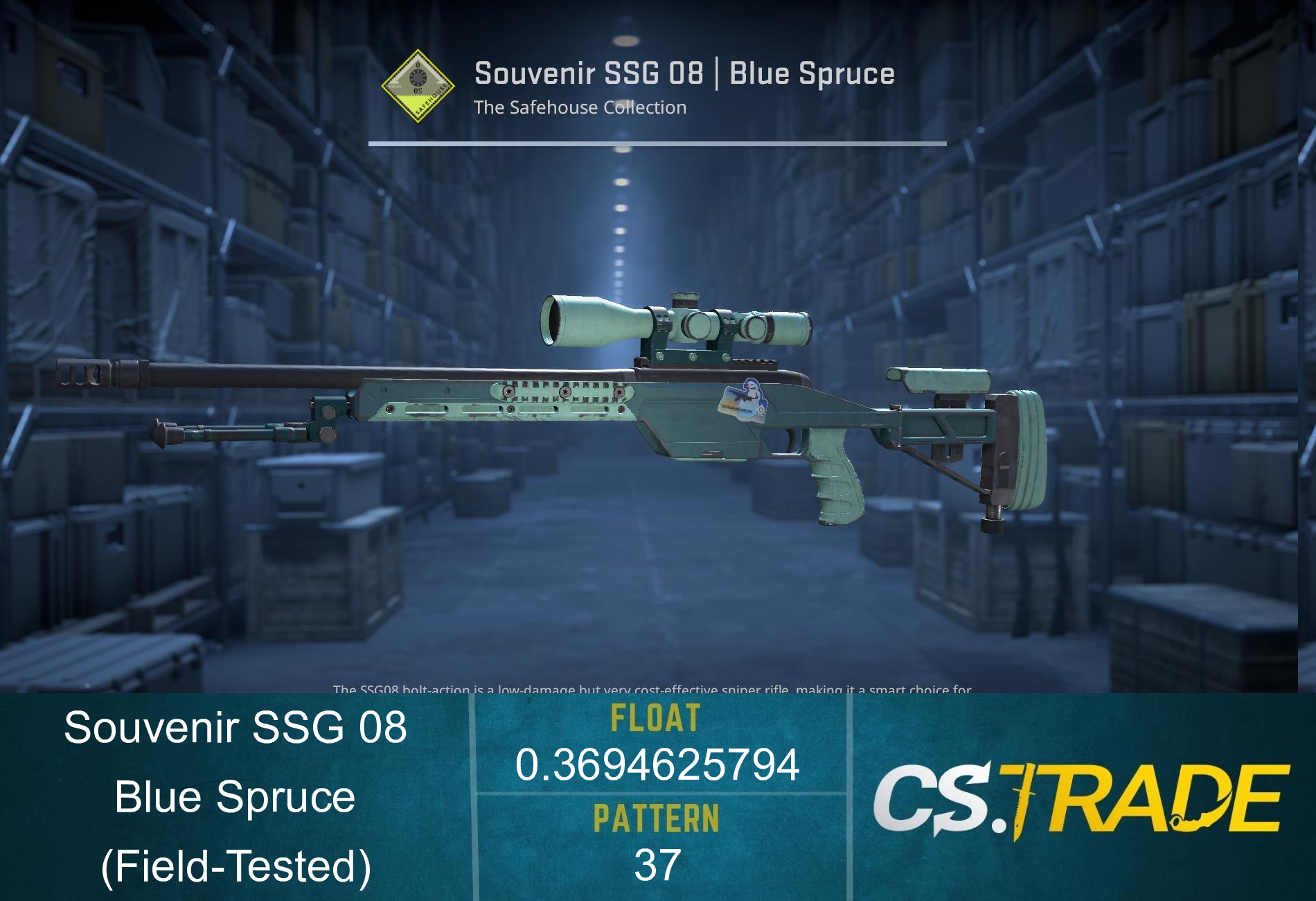 SSG 08 | Blue Spruce (Field-Tested) Screenshot