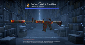StatTrak™ M4A1-S | Blood Tiger (Minimal Wear) Screenshot