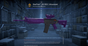 StatTrak™ SG 553 | Ultraviolet (Field-Tested) Screenshot