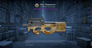 P90 | Shapewood (Battle-Scarred) Screenshot