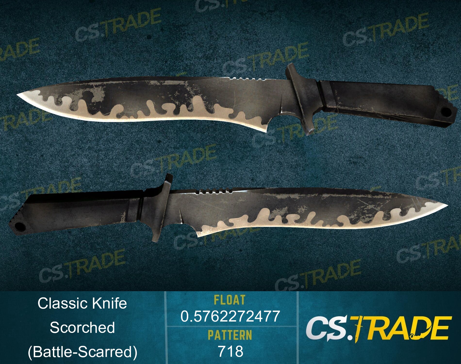 ★ StatTrak™ Classic Knife | Scorched (Battle-Scarred) Screenshot