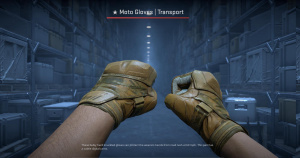 ★ Moto Gloves | Transport (Battle-Scarred) Screenshot
