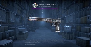 USP-S | Spiral Glitch (Minimal Wear) Screenshot