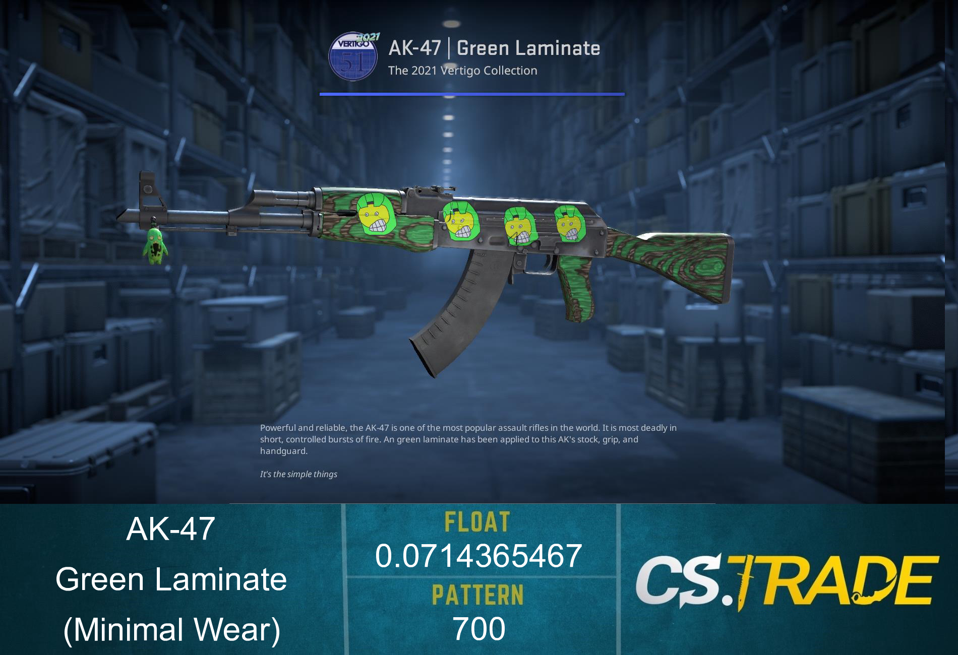 AK-47 | Green Laminate (Factory New) Screenshot