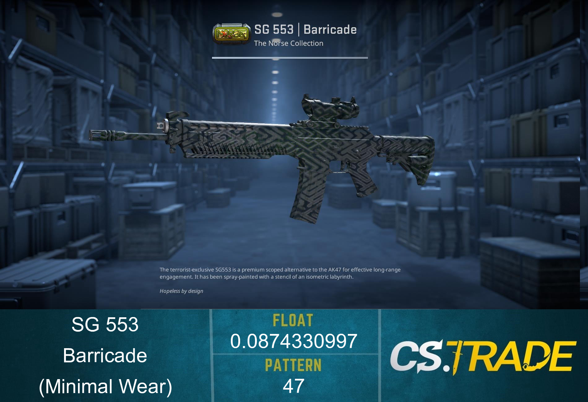 SG 553 | Barricade (Minimal Wear)