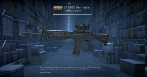 SG 553 | Barricade (Minimal Wear) Screenshot