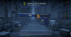 StatTrak™ USP-S | Blueprint (Field-Tested) Screenshot
