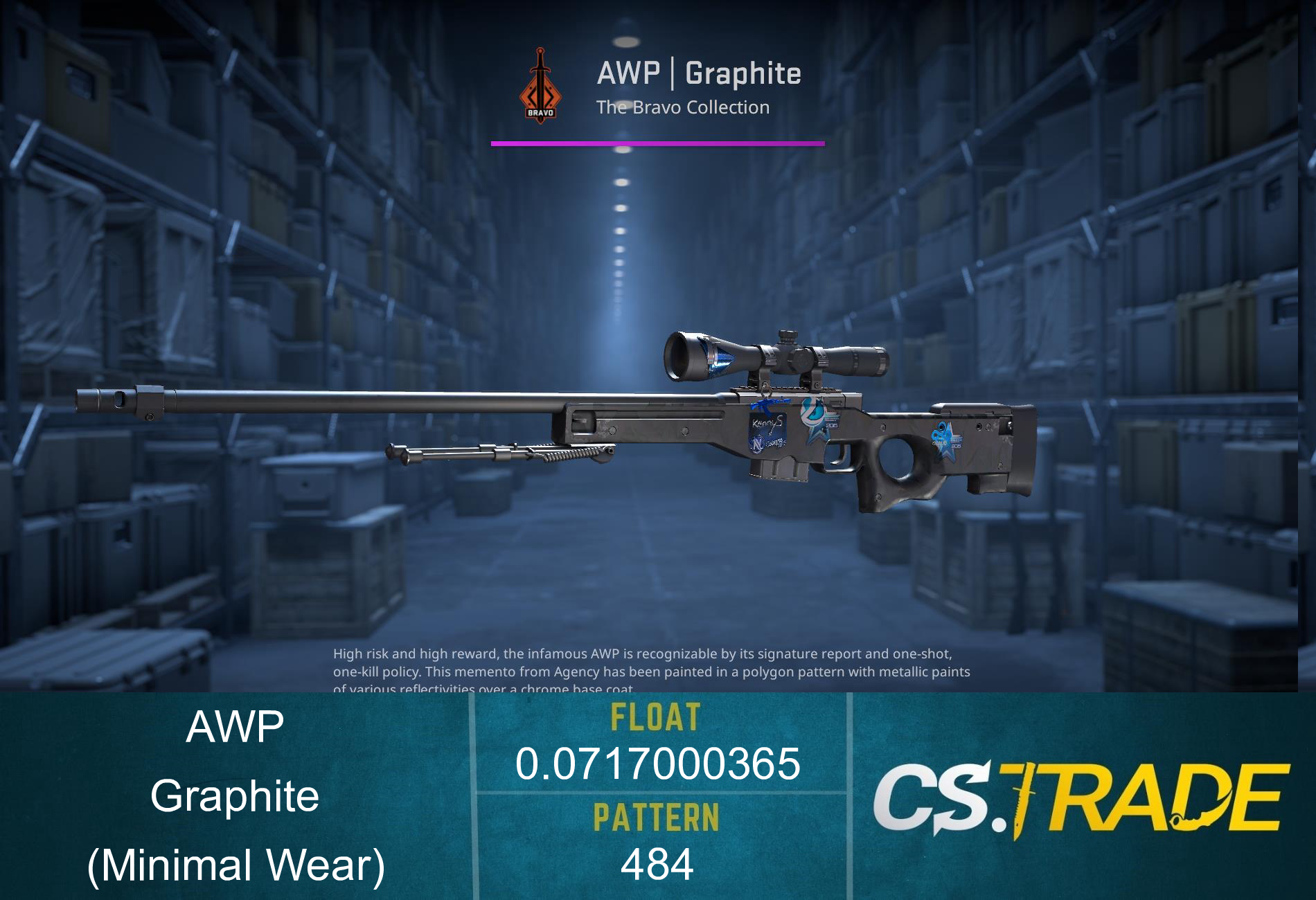 AWP | Graphite (Minimal Wear) Screenshot