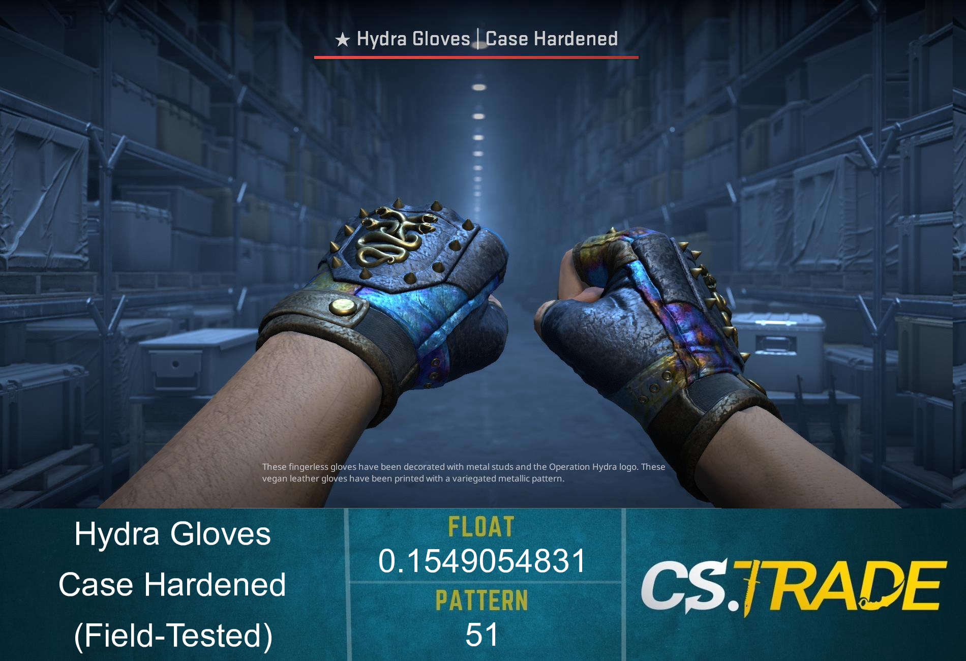 ★ Hydra Gloves | Case Hardened (Field-Tested) Screenshot